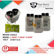 microwave capacitor microwave oven high voltage capacitor 1.05uf 0.95uf 1.00uf / 2100v