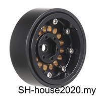 16-Spoke 23mm Metal Wheel Rims For 1/18 1/24 1.0 Inch SCX24 Crawler RC Car Part Black
