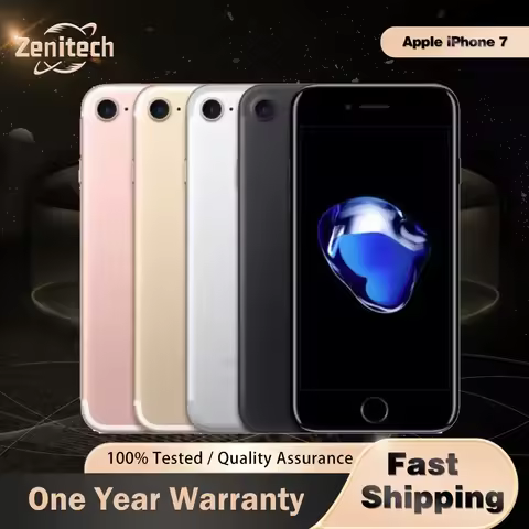Original Apple iPhone 7 4G LTE Mobile Phone 4.7" Retina A10 Fusion Quad-Core iOS Smartphone 32GB/128