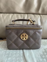 Tory Burch vanity case 灰色盒仔袋 小盒子 手袋 斜孭袋 Grey handbag