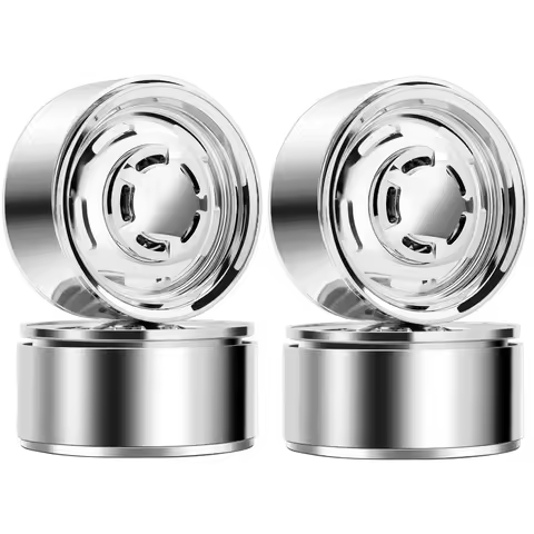 DashRC 1.9'' Beadlock Wheel, RC Retro Vintage Aluminum Wheel Hub Rim for 1/10 Crawler TRX4 SCX10 GEN