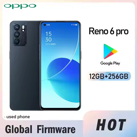 OPPO Reno 6 Pro 5G smartPhone Global firmware 4500mAh MTk Dimensity 1200 good condition 12GB 256GB 6