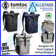 Tomtoc Navigator-T61 Rolltop Backpack | 17L-20L (15.6 Inch / 17.3 Inch) / Backpack / Rolltop Bag