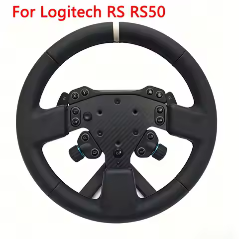 13-Inch GT Sim Racing Replacement Steering Wheel for Logitech RS RS50 Hub