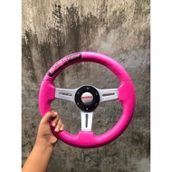 Racing car steering wheel without seams, size 10, 12, 13, 14, 15 inches, pink