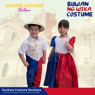 Buwan ng Wika Costume for Girl and Boy