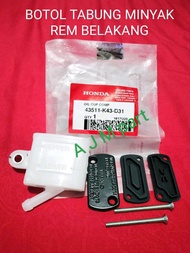BOTOL TABUNG TEMPAT MINYAK REM BELAKANG HONDA CB 150R STREET FIRE SONIC SUPRA GTR SUPRA X 125 NEW CB