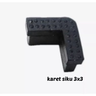 SIKU 3x3cm black elbow rubber feet