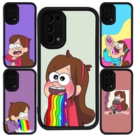 Case For OPPO A54S Reno 6 A55 4 A94 5 A74 A52 A95 A72 A16s A92 A16 5G Black Silicone M-40 Gravity Fa