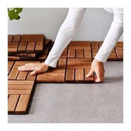 Ikea戶外拼接地板 單片售 洋槐木 購買九片可拼成 90*90公分 木地板 木質