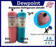 [PRODUCT BARU] Dewpoint Refrigerant Small R32 650G R410A 750G Premium Cylinders with Valve