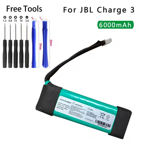 GSP1029102A For JBL Charge 3 charge3 battery 3.7V 6000mAh Battery Bateria for JBL speaker Charge 3 c