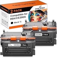 Compatible CE390A 90A Black Toner Cartridge Replacement for 90A CE390A 90X CE390X for Enterprise 600