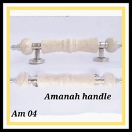 Handle pintu rumah marmer 33cm - gagang pintu rumah marmer