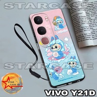 Vivo y21d Softcase, flexible rubber material, girl's motif S47/ case vivo y21d casing vivo y21d casi