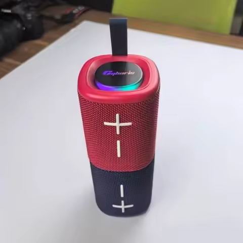 Cyboris 20W 2-in-1 Split Design Portable Wireless Bluetooth Speaker with RGB Lights IPX6 Waterproof 