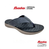 Bata บาจา Comfit รองเท้าแตะหูหนีบเพื่อสุขภาพ พร้อมเทคโนโลยี Wellness ผ่อนคลายทุกอย่างก้าว สำหรับผู้ชาย รุ่น LARSON สีกรมท่า 8719604 สีน้ำตาล 8714604