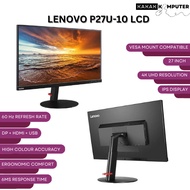 (IN BOX) LENOVO P27U-10 27" 4K UHD IPS DP + HDMI + USB  MONITOR