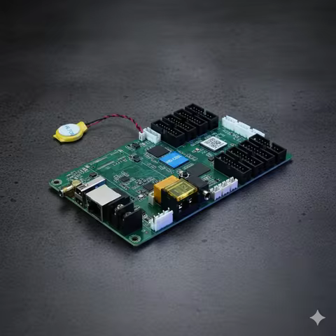 Huidu HD-C08L Asynchronous LED Controller 8 HUB75E Wi-Fi Control 196K Pixels 60Hz Playback Smart Cit