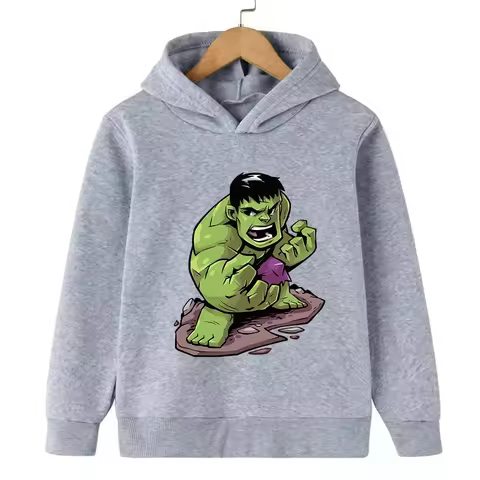 Marvel Avengers Hulk Hoodie Superhero Casual Fashion Sportswear Hoodie Hoodie Hoodie Men's and Women