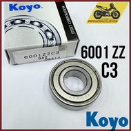 KOYO C3 BEARING 6001 ZZ C3 100% ORIGINAL KOYO MADE IN JAPAN