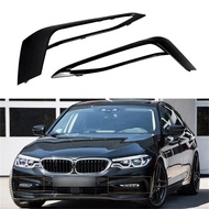 Front Bumper Fog Light Eyelid Cover Trim For BMW For 5 Series G30 G31 G38 17-20 51117385281 51117385