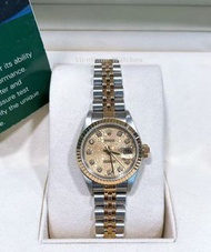 👑[現貨]🔥🔥Rolex Datejust 勞力士日誌型系列 69173 金電腦面 26mm表徑 間18k金 自動機械 有出世紙 rolex submariner/rolex daytona/role
