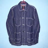 JAKET HICKORY DENIM SPAO SIZE M