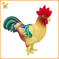 [Nosafhu] Decorative Rooster Doll Rooster Plush Doll Adorable Rooster Plush Toy Soft Cotton Stuffed 
