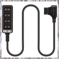 [Z F L U] Male D-Tap B Type Power Dtap Tap To 4 Female P-Tap Ptap Hub Adapter Electric Splitter For 
