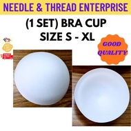 BRA CUP S-XL (1SET/2 PCS)/SPAN PAD COTTON /PAD BLOUSE/CUP BRA/SPAN DADA / BRA PAD /SAREE BLOUSE PAD/