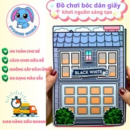 Creative DIY Tocaboca doll house paper toy for girls