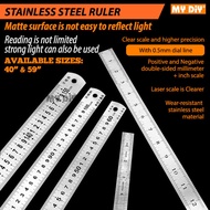 STAINLESS STEEL RULER 40 / 59 INCH STAINLESS STEEL RULER 40"/59" PEMBARIS BESI / 不锈钢尺