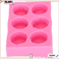 ALMA Silicone Mould, 6-Cavity Silicone|Mould, Baking Mould Reusable   Baking Mould Cake Decoration