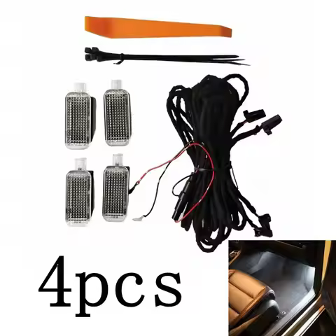 car LED Footwell Light foot Ambient Lights Cable Wiring harness For VW PASSAT B6 B7 B8 CC Golf 6 7 M