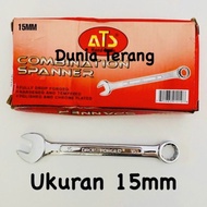 Wrench ATS 15mm Spanner - 15mm Combination Spanner