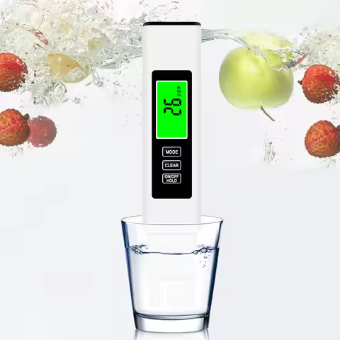 4 in 1 Digital Water Tester Water Quality Tester Pen Accurate Backlit LCD Display for Drinking Water