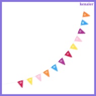 🎉 Mexican Felt Pennant Banner for Fiesta Party Decor Multi Color