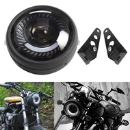 Motorcycle Swirl Shape 6.5 Inch LED Headlight Harley LED Headlight Retro Headlight Metal LED Headlig