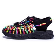 เด็ก Keen กีฬากลางแจ้ง Wading ประเภท Hollow ทอรองเท้าแตะลำลอง Breathable Countercurrent รองเท้า