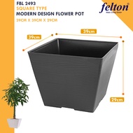 Felton Flower Pot Big Size FBL2494 / FBL 2493 Pasu Bunga Taman Modern Design Flower Pot Indoor & Out