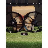 MASVIRAL LC135 SPORT RIM X45 SERIES CUTTING BRT THAILAND 5 BATANG BRIGHT BLACK HITAM KILAT SIAP BEAR