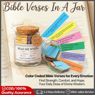 Bible Verse Jar with Durable Glass and Inspirational Quotes