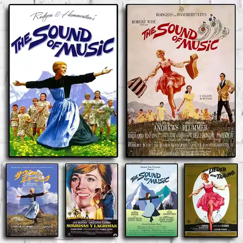Classic Hot Movie The Sound of Music Art Home Wall Decoration Removable Canvas Poster Aesthetics Bed