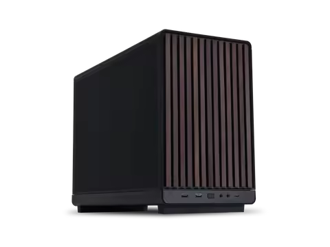 Lian Li A3-mATX PC Case - Wood Edition - Micro ATX Case - Supports 360mm AIO Cooler & 415mm GPU - Wo