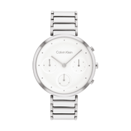 Calvin Klein Minimalistic T-Bar CK25200282 นาฬิกาข้อมือผู้หญิง Silver/White