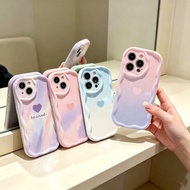 Translucent Gradient Love Heart Cover For IPhone 18 17 Pro Max 18 Pro 17 Air 18Max I18 I17 18Pro Pho