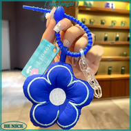 [miqiangzi] พวงกุญแจแฟชั่นยัดไส้พวงกุญแจกระเป๋าจี้ดอกไม้เครื่องประดับกระเป๋าถือน่ารักสายคล้องพวงกุญแจรถ
