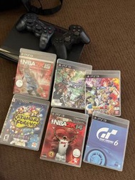 PlayStation 3 with games