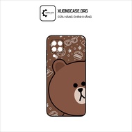 Samsung A20, A21, A22, A23, A24, A25 case with brown Bear print - Code XD58.